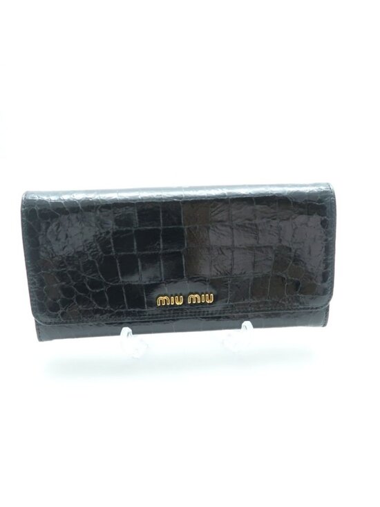 Miu Miu Handbags - Miu Miu ST Cocco Lux Wallet Croco Embossed